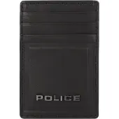 Police PT16-08536 Kreditkartenetui Leder 7 cm mit Geldscheinklammer Police Black