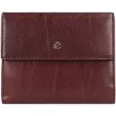 Esquire Leder Geldbörse Toscana Lady Wallet RFID Coffee dunkelbraun