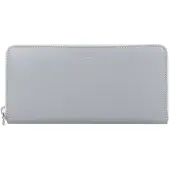 Esquire Leder Geldbörse Viktoria Zip Around Wallet Grey grau