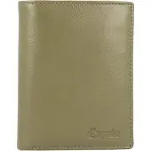 Esquire Leder Geldbörse Peru Wallet Olive olivgrün