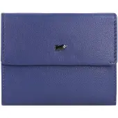 Braun Büffel Leder Geldbörse Anna RFID 8CS Wallet Saphir blau