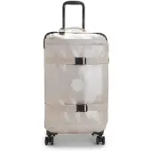 Kipling Spontaneous M 71l Trolley Koffer Auf Rollen Silber Silber One Size