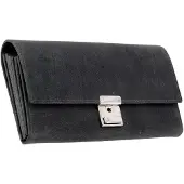 Alassio Kellnerbörse aus Hunter-Leder grau