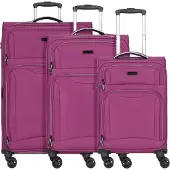 D&N Travel Line 9204 4 Rollen Kofferset 3-teilig mit Dehnfalte