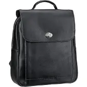 Leonhard heyden Leder Rucksack Nizza City Backpack Black schwarz
