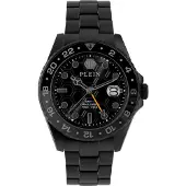 Philipp Plein PWYBA0923 Herrenuhr GMT-I Challenger Schwarz