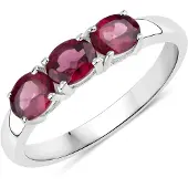 Rafaela Donata Ring Sterling Silber Rhodolith in silber | Gr.: 52