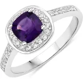 Rafaela Donata Ring Sterling Silber Amethyst in silber | Gr.: 52