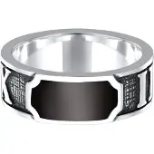 KUZZOI Ring 925 Sterling Silber Zahlen, Zahl in Silber | Gr.: 66