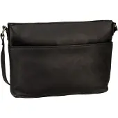 The Chesterfield Brand Leder Umhängetasche Schultertasche Durban Shoulderbag Black schwarz