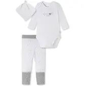 Schiesser 3tlg. Geschenkset in Grau/ Weiß | Gr.: 86