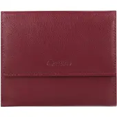 Esquire Leder Geldbörse Viktoria Wallet With Flap Bordeaux dunkelrot