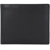 Esquire Leder Geldbörse Frankfurt RFID Wallet Black schwarz