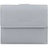 Esquire Leder Geldbörse Viktoria Little Wallet Grey grau