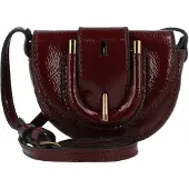 Fossil Umhängetasche Harwell Micro Flap Crossbody Red Mahogany weinrot