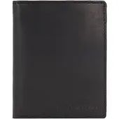 Greenburry Pure Black Geldbörse RFID Schutz Leder 10.5 cm