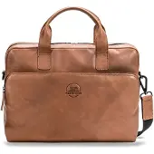 Farmhood Nashville Aktentasche Leder 39 cm Laptopfach