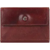 Esquire Leder Geldbörse Toscana Lady Wallet Coffee dunkelbraun