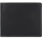 Esquire Leder Kartenetui Dallas Credit Card Case Black schwarz