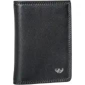 Golden Head Leder Geldbörse Polo RFID Protect Petite Billfold Coin Wallet Black schwarz