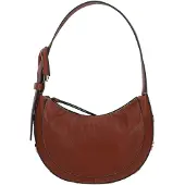 Fossil Schultertasche Harwell Crescent Bag Brown braun