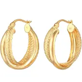 Elli Ohrringe 925 Sterling Silber in Gold | Gr.: onesize