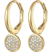 Elli Ohrringe Brass Plättchen in Gold | Gr.: onesize