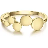 Rafaela Donata Ring aus Sterling Silber in gelbgold | Gr.: 58