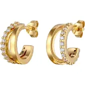 Elli Ohrringe 925 Sterling Silber in Gold | Gr.: onesize