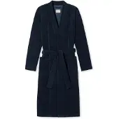 Schiesser Bademantel Feather Terry in Dunkelblau | Gr.: XL
