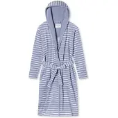 Schiesser Bademantel Feather Terry in Grau | Gr.: XL
