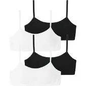 Schiesser Bustier 95/5 Organic Cotton in schwarz-weiss | Gr.: 176
