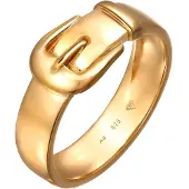 Elli Ring 925 Sterling Silber Gürtel in Gold | Gr.: 58