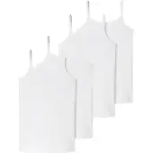 Schiesser Spaghettitop 95/5 Organic Cotton in Weiß | Gr.: 152