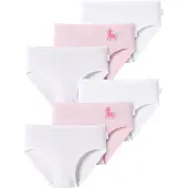 Schiesser Slip Fine Rib in rosa-weiss | Gr.: 98