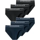 Schiesser Rioslip 95/5 Organic Cotton in schwarz-navy | Gr.: S