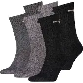 Puma Unisex Sportsocken, 6 Paar - Tennissocken, Crew Sport Socken, einfarbig