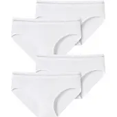 Schiesser Panty Long Life Rib in Weiß | Gr.: 140