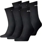 Puma Unisex Sportsocken, 6 Paar - Tennissocken, Crew Sport Socken, einfarbig