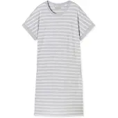 Schiesser Nachthemd 181251 Casual Essentials Damen Silver Grey Melange-XL