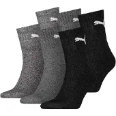 Puma Unisex Sportsocken, 6 Paar - Short Crew Socks, Tennissocken, einfarbig