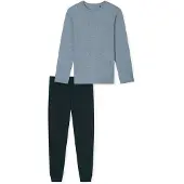 Schiesser Pyjama 182514 Casual Essentials Herren Night Blue-XXL