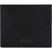 OXMOX Geldbörse New Cryptan RFID Protect Querscheinbörse Pure Print Black Black schwarz