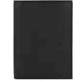 OXMOX Leder Geldbörse Leather RFID Protect Kombibörse Lizard Embossed Black schwarz