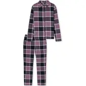 Schiesser Pyjama "Selected Premium Warming" 2 tlg. mit klassischem Karomuster