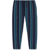 Schiesser Pyjamahose Herren Jersey blau gestreift, 56 740598-0001-00560