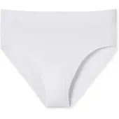 Schiesser Slip "Unique Micro", Damen, Gr. 38, weiß (100, weiß), Single Jersey, Obermaterial: 70% Polyamid, 30% Elasthan, körpernah, Unterhosen Slip, weicher Bund, elastische Wirkware