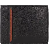 Fossil Geldbörse Huntington Bifold With Flip ID Black schwarz