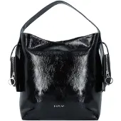 Replay Schultertasche Handtasche Shoulder Bag Shiny Black schwarz