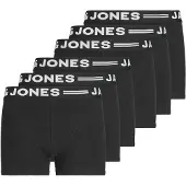 Jack & jones JACK&JONES Jungen Boxershorts, 6er Pack - SENSE TRUNKS, Baumwoll-Stretch, Logobund
